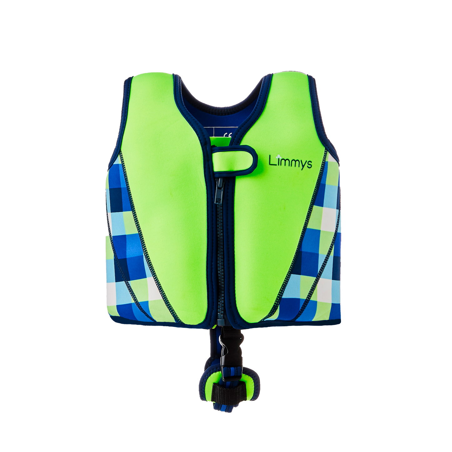 Premium Neoprene Swim Vest Green