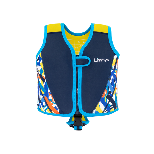Premium Neoprene Swim Vest Dark Blue