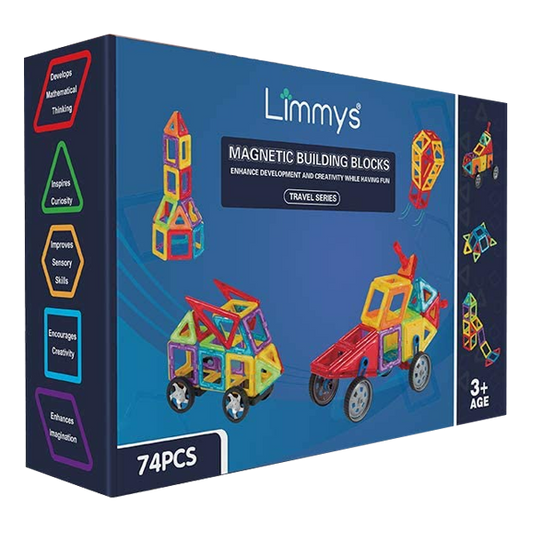Limmys Magnetic Building Blocks 74 PCS