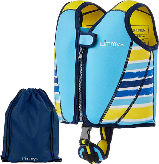 Premium Neoprene Swim Vest Light Blue