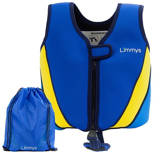 Premium Neoprene Swim Vest Original Blue